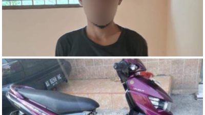 Personil Polsek Tojo Tangkap Pelaku Pencurian Motor di Desa Uekuli