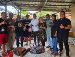 Ikatan Alumni Fakultas Teknik Universitas Tadulako Melakukan Pemotongan Hewan Kurban pada Idul Adha 1445 H