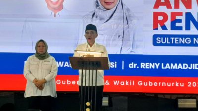 Anwar Hafid Juga Perkenalkan Husen – Ayub di Pilkada Sigi 2024