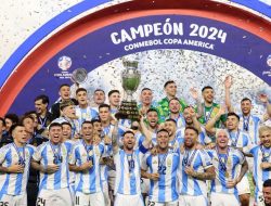 Pendukung Argentina Tidur Nyenyak Malam Ini,  Raih Gelar Copa America ke-16 Lautaro Martinez Jadi Pahlawan di Final Dramatis