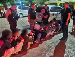 Polisi Gagalkan Aksi Tawuran di Jalan Sungai Malei, Para Remaja Dibawa ke Mako Polsek Palu Barat