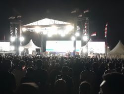 Dihibur Band Wali, Masyarakat Tawaeli Padati Lokasi Deklarasi Anwar-Reny