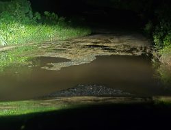 Ruas Jalan Bilo – Tambun Tolitoli Rusak Parah, Pekerjaan Diduga Lambat Siapa Kontraktornya?