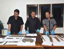 Polres Morowali Utara Amankan 3 Senjata Laras Panjang, 300 Butir Peluru Juga Ditemukan