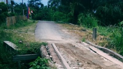 Ruas Jalan Desa Maranti Butuh Perhatian, Kades : Kurang Lebih 10 Tahun Belum Diperbaiki!