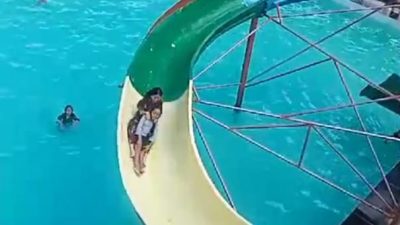 Viral Wisata Permandian Waterboom Kotaraya Barat, Dukung Potensi Pariwisata Pemda Parimo