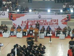 Kapolda Sulut Buka Pertandingan Bola Voli Kapolri Cup : Selamat Datang Para Peserta!