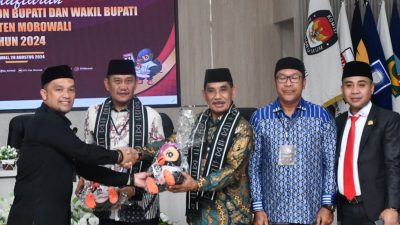 Rachmansyah-Harsono Daftar di KPU Morowali, Didukung Koalisi Partai Besar