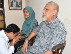 Abd Rasyid Minta Restu Orangtua Sebelum Daftar ke KPU Donggala : Calon Pemimpin Panutan!