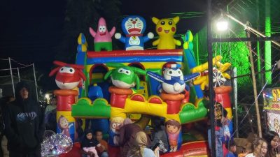 Beragam Wahana dan Permainan Ramaikan Deklarasi Anwar-Reny di Beteleme