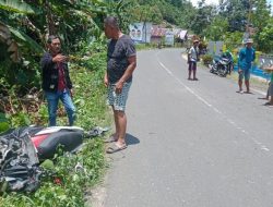 LAKALANTAS! Mobil VS Motor Tabrakan, Dua Orang Terluka 