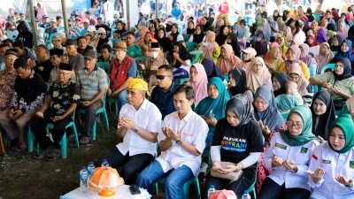 Anwar Hafid Perkuat Dukungan di Desa Persatuan Sejati, Jamin Lapangan Kerja dan Pengurangan Pengangguran