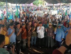 Kampanye Tatap Muka di Pantai Koa-Koa, Pasangan Petahana Yaumil-Herny Serukan Tolak Politik Kotor