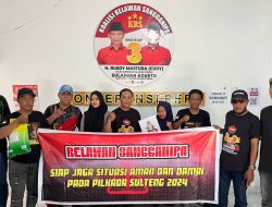 Koalisi Relawan Sangganipa Siap Jaga Pilkada Aman dan Damai di Sulteng