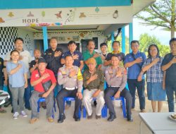 Wartawan dan Kasat Lantas Morut Gelar Ngopi Bareng, Bahas Hasil Operasi Zebra Tinombala