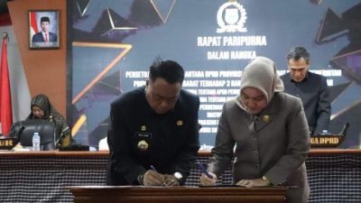 DPRD Sulbar Gelar Rapat Paripurna Persetujuan Tiga Ranperda Jadi Peraturan Daerah