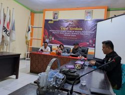 KPU Tolitoli Gelar Rapat Persiapan Debat Publik Paslon Bupati dan Wakil Bupati