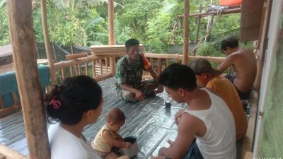 Babinsa Koramil Petasia Dorong Pilkada Damai di Morowali Utara