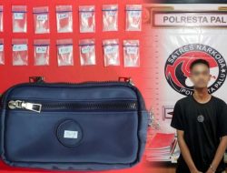 Polresta Palu Berhasil Ungkap Kasus Sabu, 16 Paket Diamankan