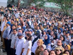 Apel Perdana Tahun 2025 di Morut : Bupati Delis Tekankan Disiplin dan Larangan Narkoba serta Judi Online