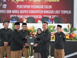 Rapat Pleno Terbuka Penetapan Bupati dan Wabup Balut Pada Pilkada 2024