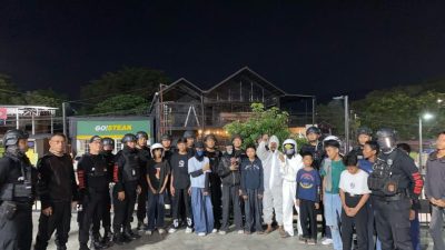 Rawan Tawuran, 14 Anggota Geng Motor di Palu Diamankan Polisi