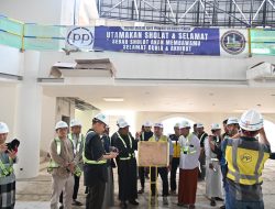 Gubernur Anwar Hafid Tinjau Progres Pembangunan Masjid Raya Baitul Khairaat