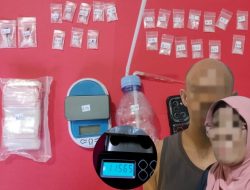 Pengedar Sabu di Palu Diciduk, 24 Paket Barang Haram Diamankan