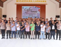 Adding Marulu Hadiri Coffee Morning Bersama Kapolres Pasangkayu