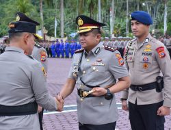 Kapolres Parimo Resmi Berganti, Kapolda Sulteng Puji Prestasi AKBP Jovan Reagan Samual