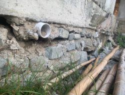 Baru 5 Bulan Dibangun, Pondasi Puskesmas Talise Retak Parah