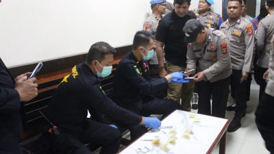 65 Personel Polda Sulteng Jalani Tes Urine, Hasilnya Mengejutkan