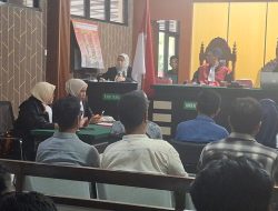 Empat Terdakwa Bank Garansi Fiktif Bank Sulteng Keberatan Dakwaan JPU, Jaminan Uang Muka Proyek Jalan Tonggolobibi-Tompe Disebut dalam Dakwaan