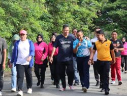 Sambut Hari Bhayangkara ke-79, Polres Donggala Gelar Olahraga Bersama Forkopimda dan Masyarakat