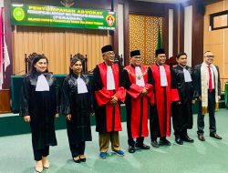 Advokat Peradan Disumpah di Sulteng, Tegaskan Komitmen Profesi