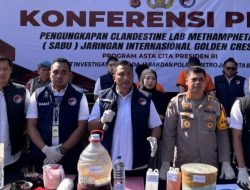 Tukang Masak Peracik Sabu Dibekuk, Polisi Bongkar Laboratorium Narkoba Internasional 