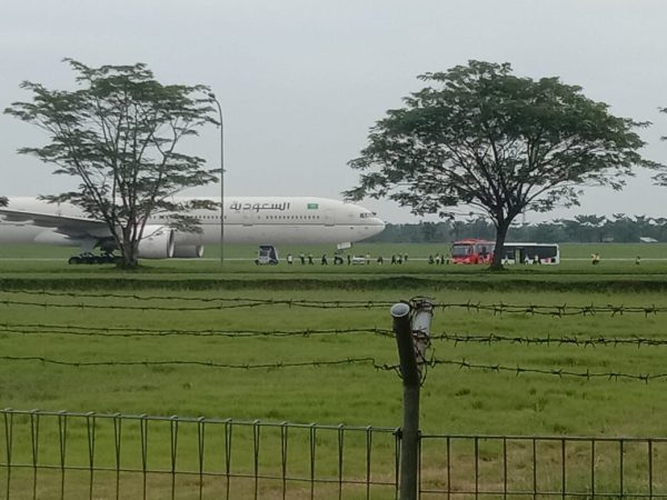 Bandara Internasional Soekarno-Hatta (Soetta) telah dilakukan terkait dengan kasus ancaman bom yang ditujukan kepada Maskapai Saudi Airlines. FOTO : TRIBRATANEWS.POLRI.