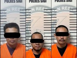 Polres Sigi Ungkap Peredaran Sabu di Palolo, Tiga Pria Ditangkap