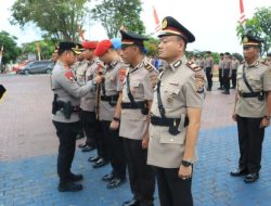 Sertijab Besar-Besaran di Polres Donggala, Sembilan Jabatan Strategis Berganti