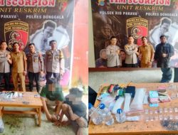Gerak Cepat Tim Scorpion Polsek Rio Pakava Bekuk Pengedar Narkoba di Desa Lalundu