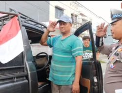 Polantas Parigi Moutong Bagikan 500 Bendera Merah Putih, Semarakkan Jalan Raya Jelang HUT RI ke-80