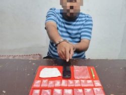 Satresnarkoba Polres Parimo Bekuk Pria Membawa Sabu 32,33 Gram Di Tomini