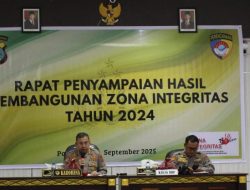 Evaluasi Capaian ZI, Karorena Polda Sulteng Tegaskan Pentingnya Transparansi Layanan Publik