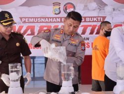 Polres Morowali Musnahkan Barang Bukti Narkoba dan Obat Terlarang Senilai Rp 3,6 Miliar