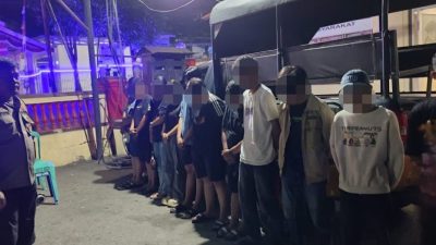 Polisi Gerebek Pesta Miras di Indekos Luwuk, 11 Pemuda Diamankan