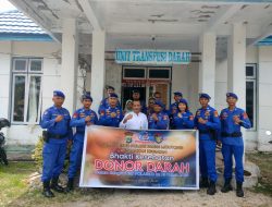 Sambut HUT Polairud ke-75, Polairud Polres Parigi Moutong Gelar Donor Darah Sebagai Bentuk Peduli Sesama