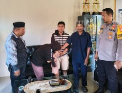 Dua Warga Berselisih di Sarjo, Bhabinkamtibmas Bertindak Cepat Lakukan Mediasi Hingga Damai