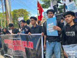 Mahasiswa Turun ke Jalan, Suarakan “Morowali Bukan Anak Tiri Pembangunan”