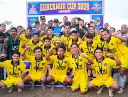 Tutup Turnamen Gubernur Cup Berani 2026, Anwar Hafid: Sulteng Punya Modal Besar di Sepak Bola