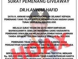 Catut Nama Gubernur , Masyarakat Diperingatkan Waspada